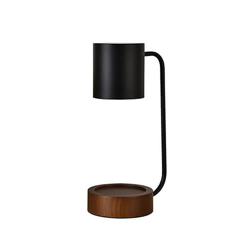 Japanese Wooden Candle Warmer Lamp