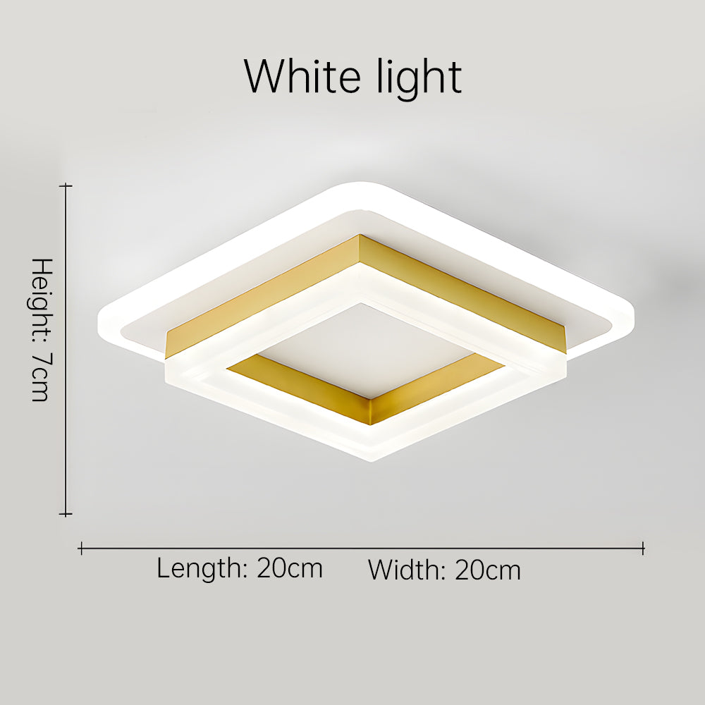 Square LED Flush Ceiling Light