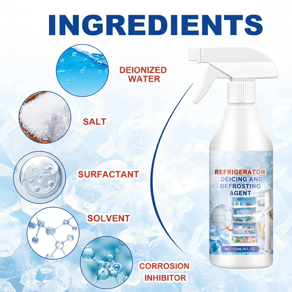 Fast Frost Removal Freezer Defrosting Spray
