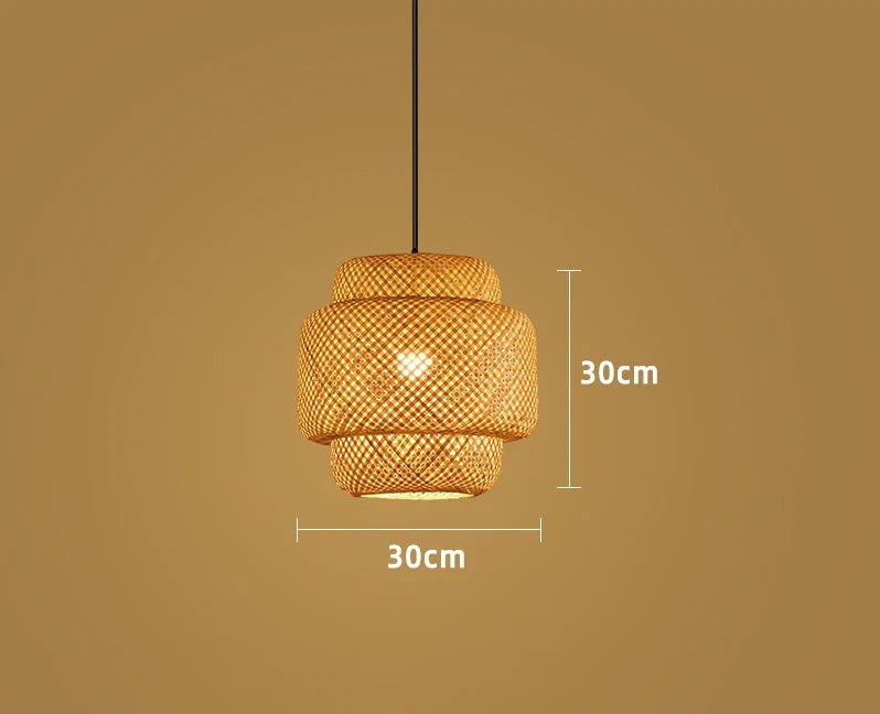 Bamboo Handwoven Pendant Lamp