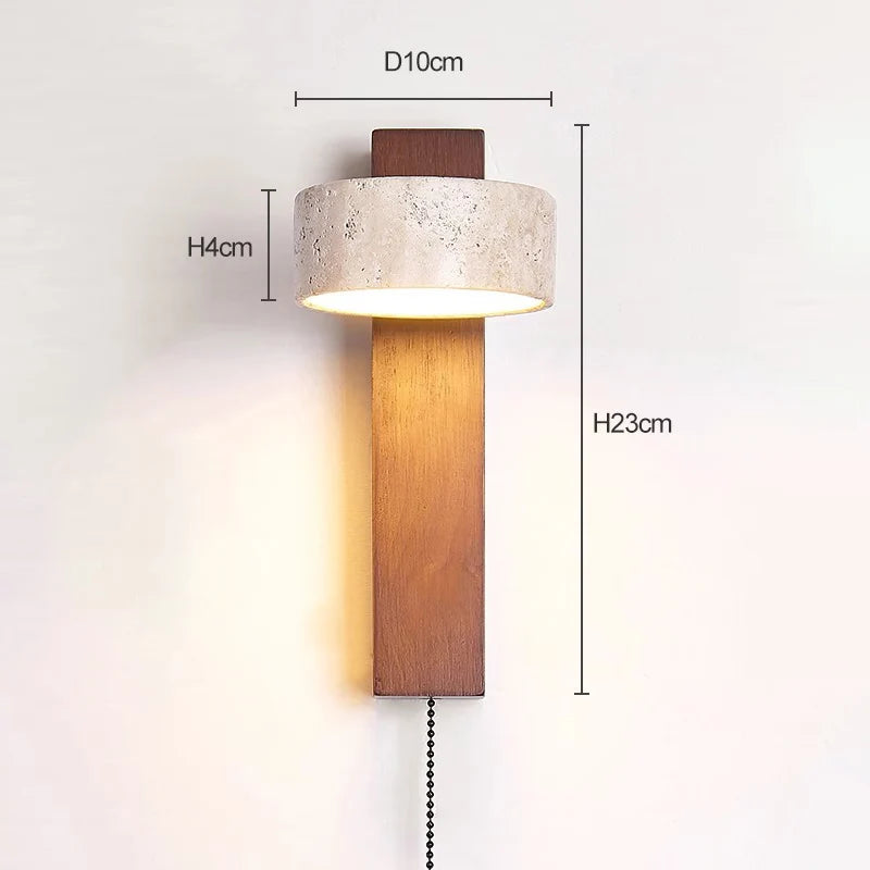 Eclat Wabi-Sabi Headboard Wall Lamp