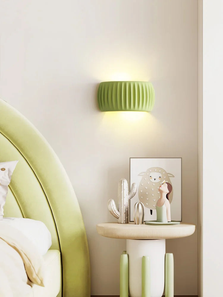 French Textured Resin Wall Lamp