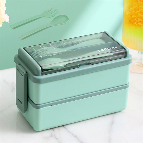 1400ml Double Layer Bento Lunch Box