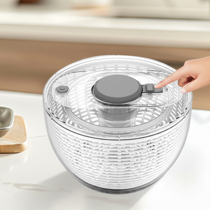 Manual Pump Salad Spinner Bowl