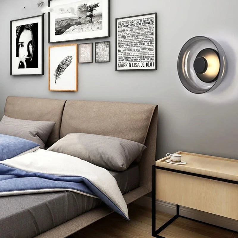 Nordic Round Glass Wall Sconce