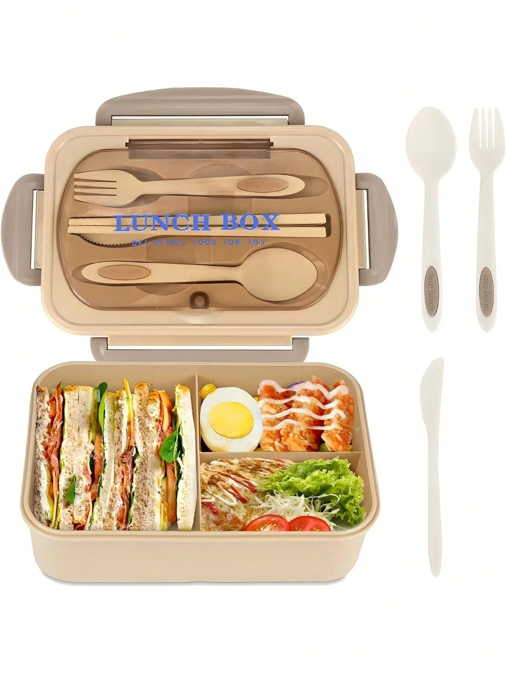 MealMate 4-Compartment Bento Box