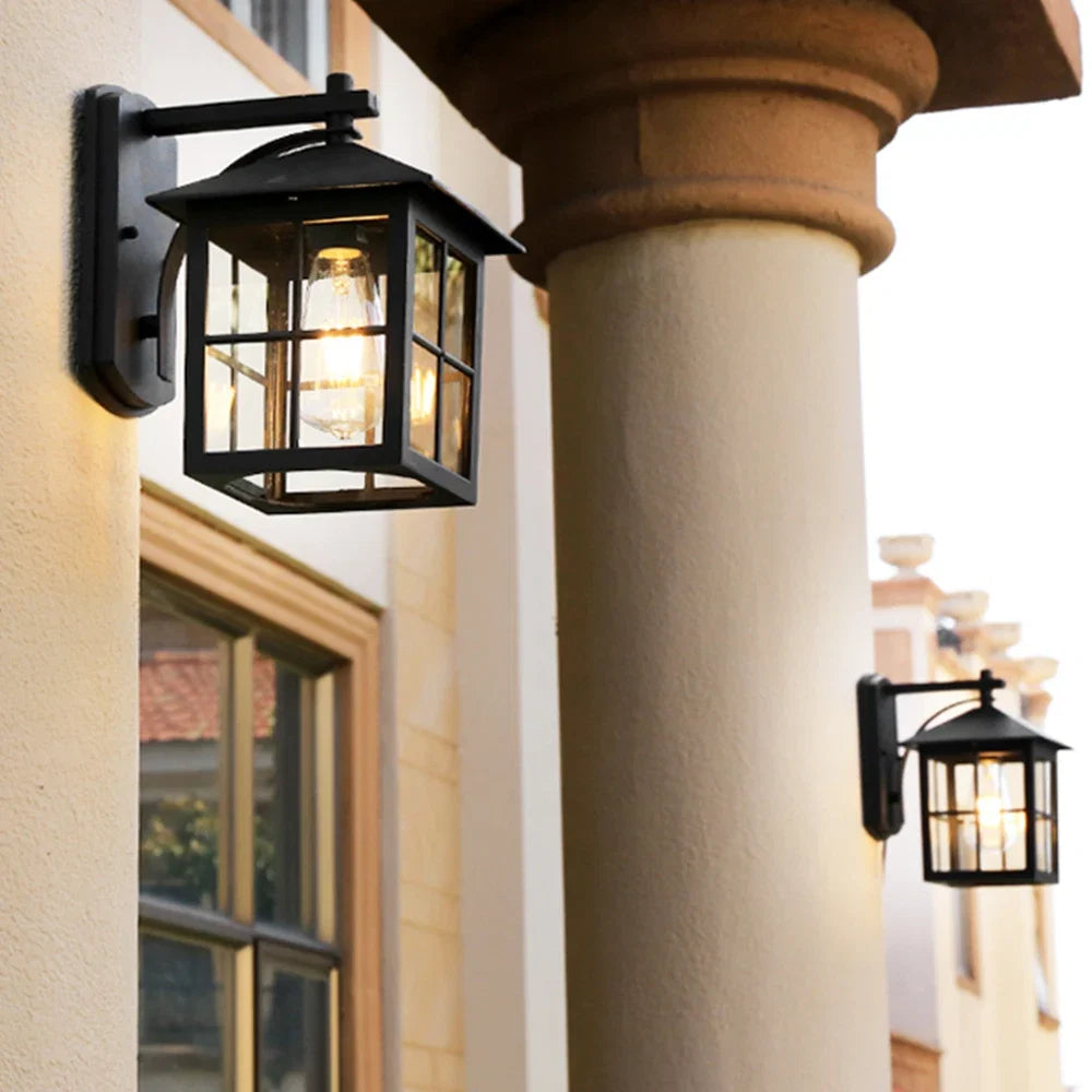 Camden Vintage Outdoor Lantern Sconce