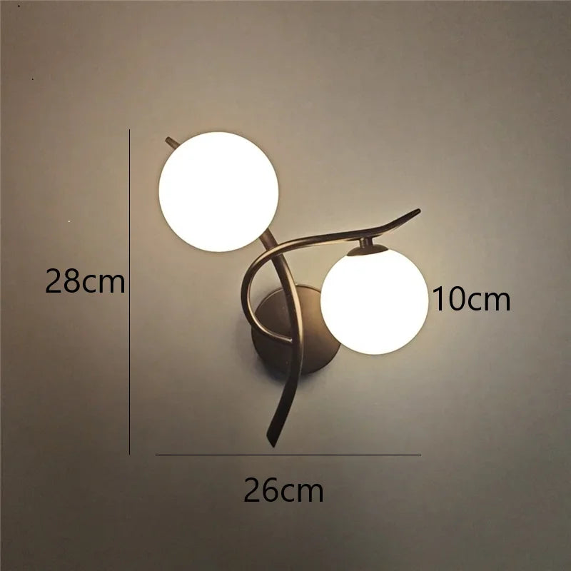 Lunara Dual Globe LED Wall Light