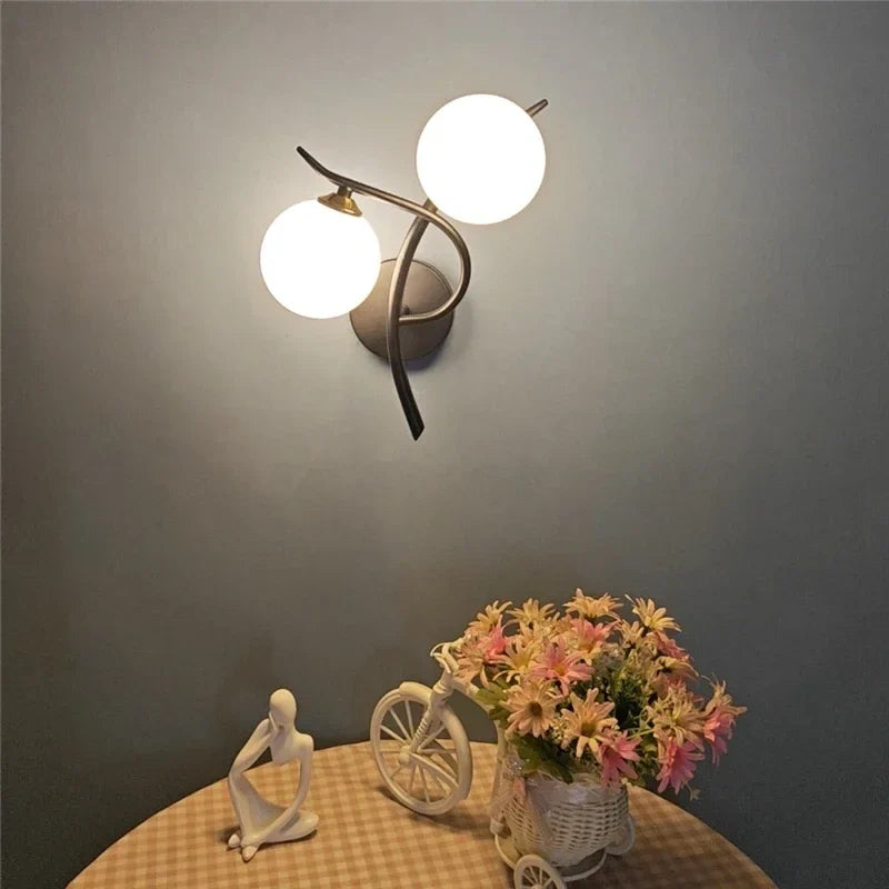 Lunara Dual Globe LED Wall Light