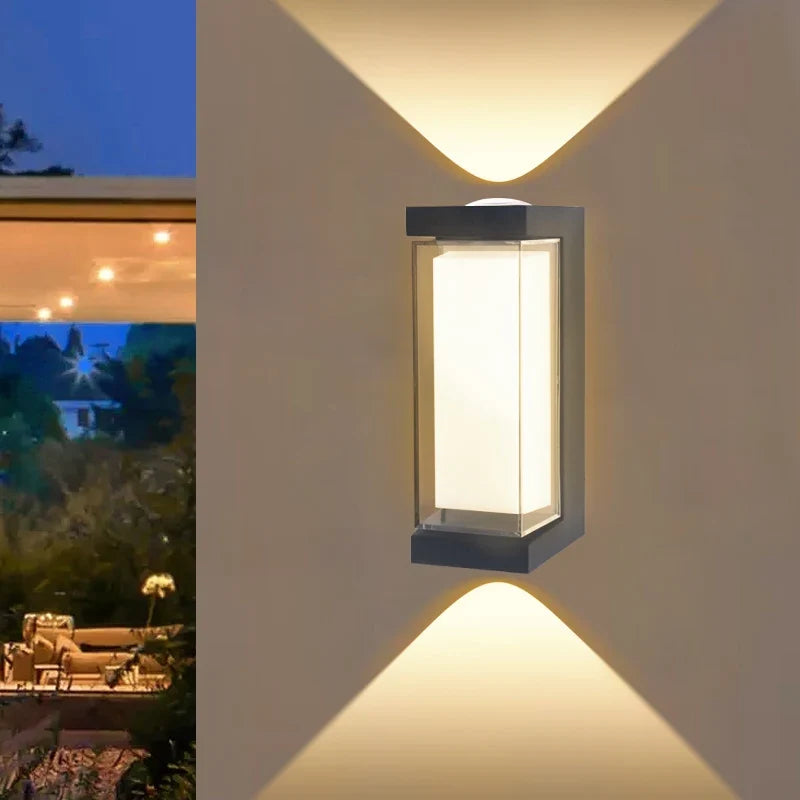 Waterproof Up & Down Outdoor Sconce