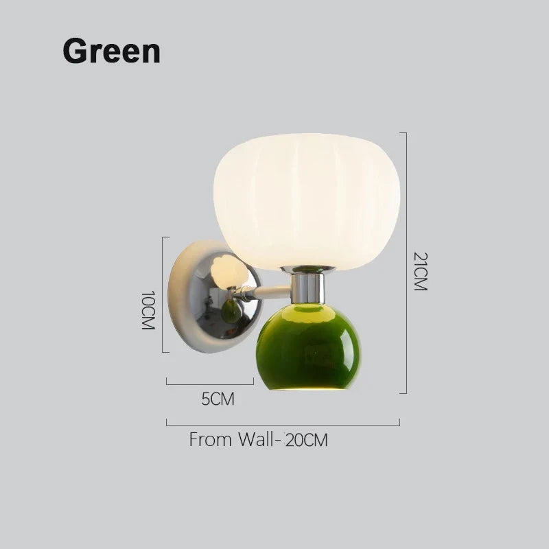 Nordic Ribbed Glass Wall Sconce