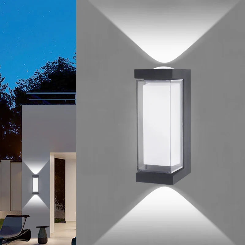 Waterproof Up & Down Outdoor Sconce