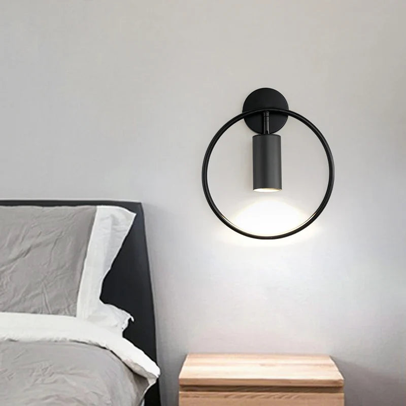 Halo Nordic Gold Wall Light