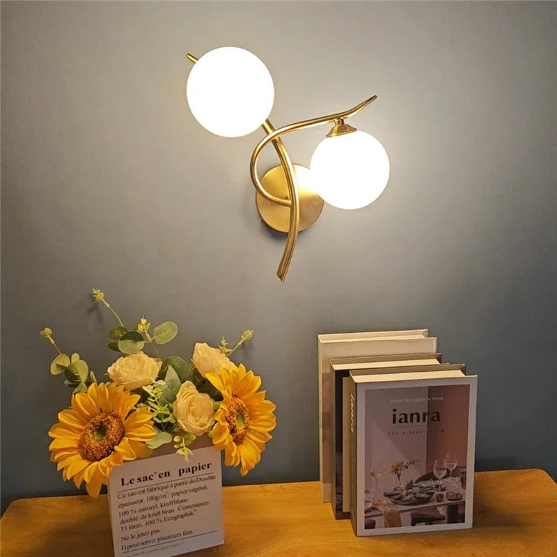 Lunara Dual Globe LED Wall Light