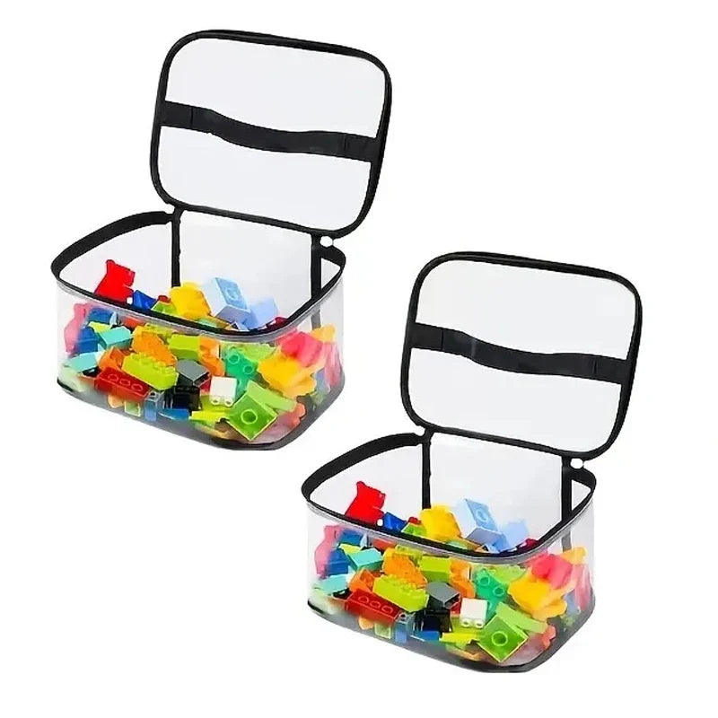 Transparent Mesh Toy Storage Bag