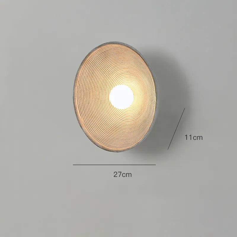 Rustic Wood LED Wall Sconce