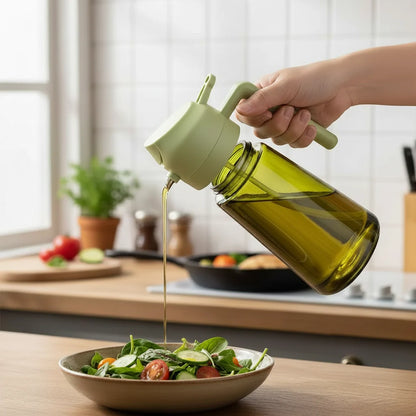 Glass Olive Oil Dispenser Sprayer Bottle