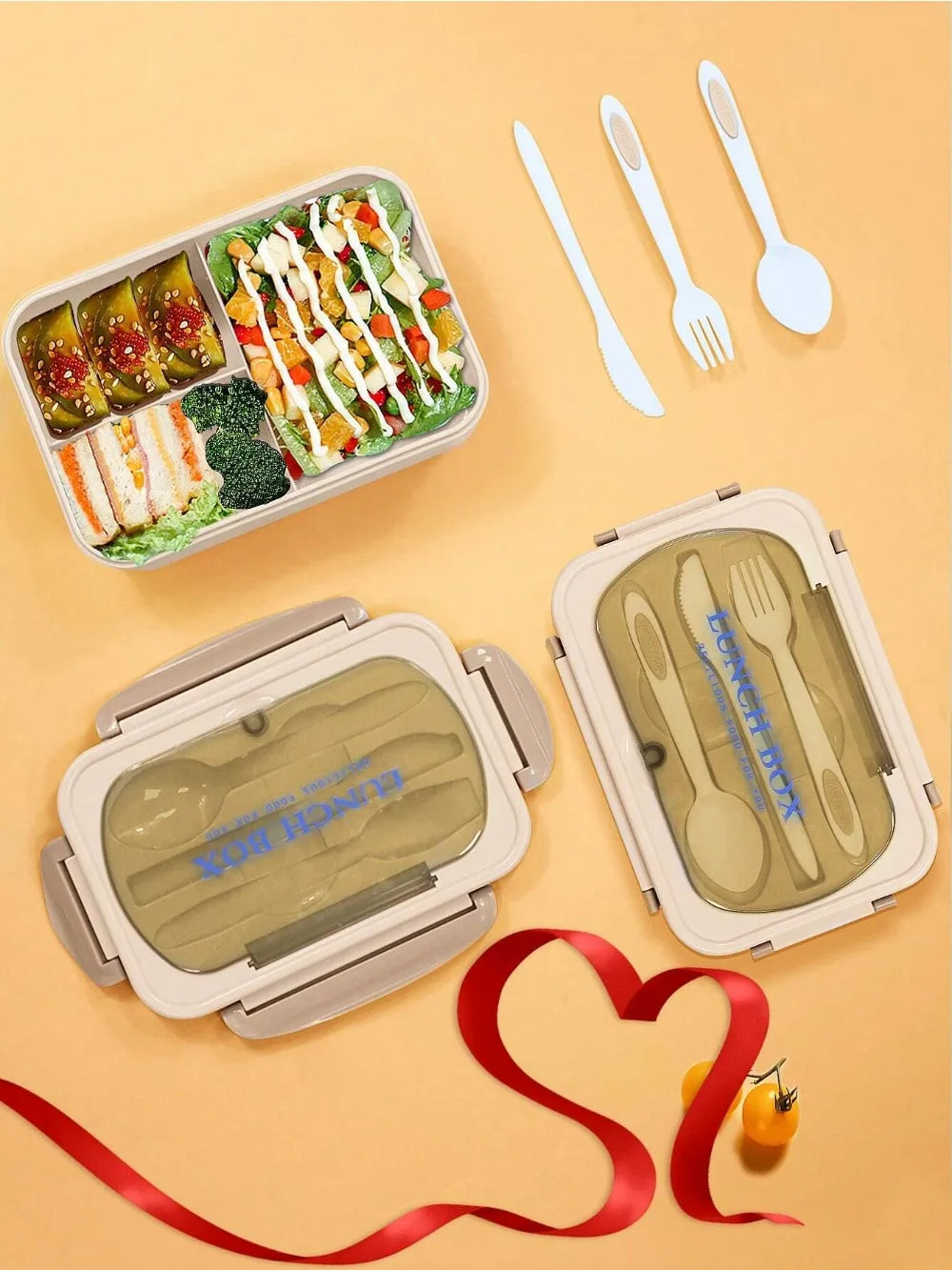 MealMate 4-Compartment Bento Box
