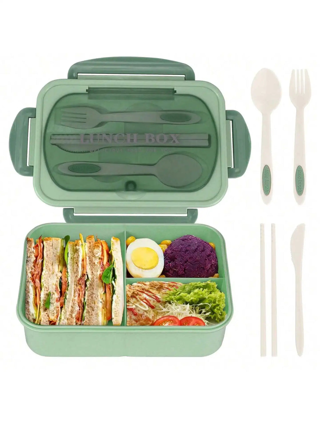 MealMate 4-Compartment Bento Box