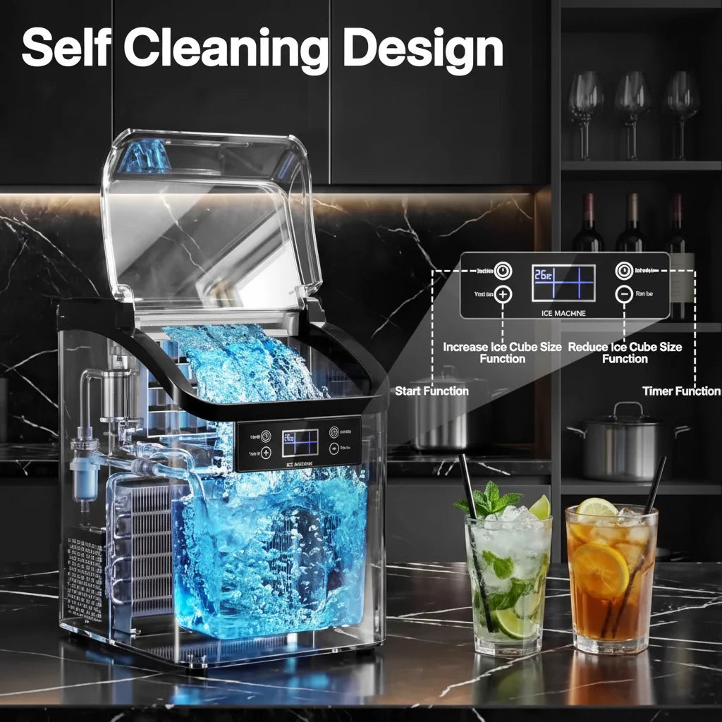 Large Capacity Automatic Ice Maker