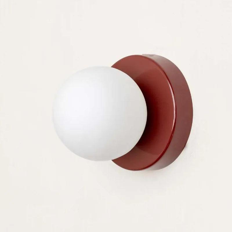 Macaron Coloured Glass Wall Lamp