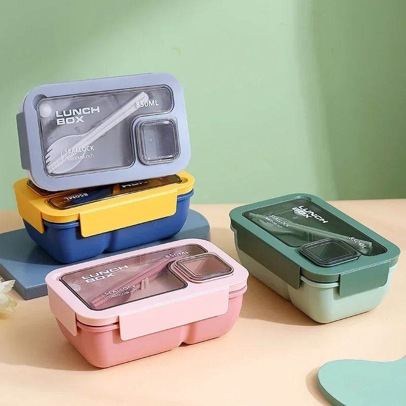 BentoGo Leak-Proof Lunch Box with Cutlery