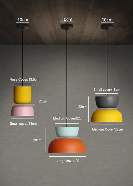 Colourful Macaron Nordic Pendant