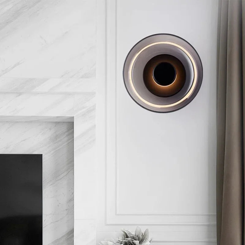 Nordic Round Glass Wall Sconce