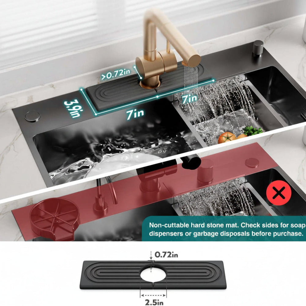 Diatomite Stone Sink Drying Tray