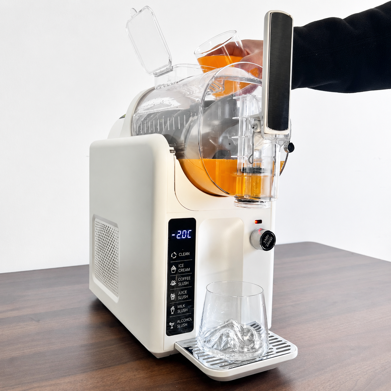 Dual Bowl Countertop Slushy Machine