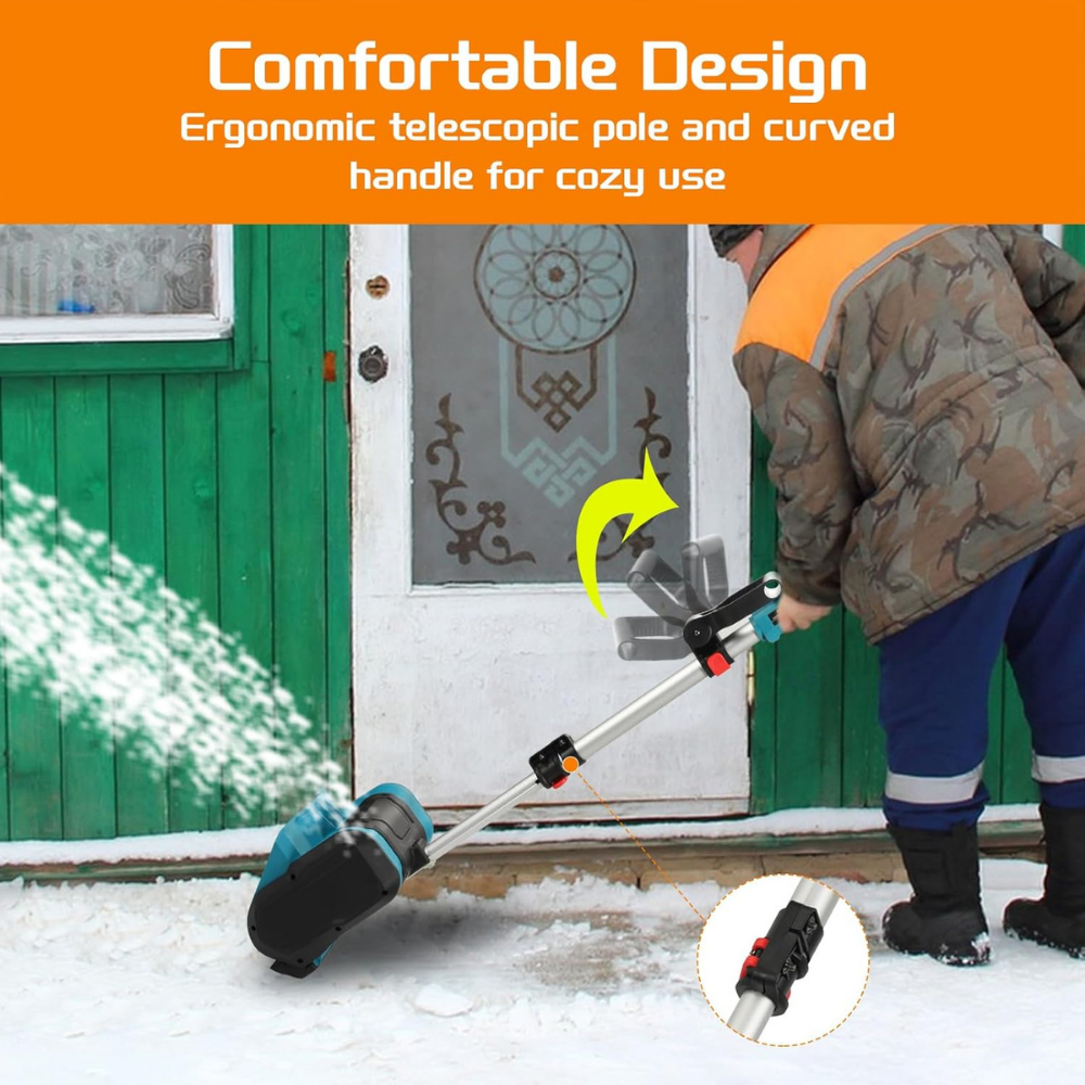 Cordless Battery Snow Blower Sweeper