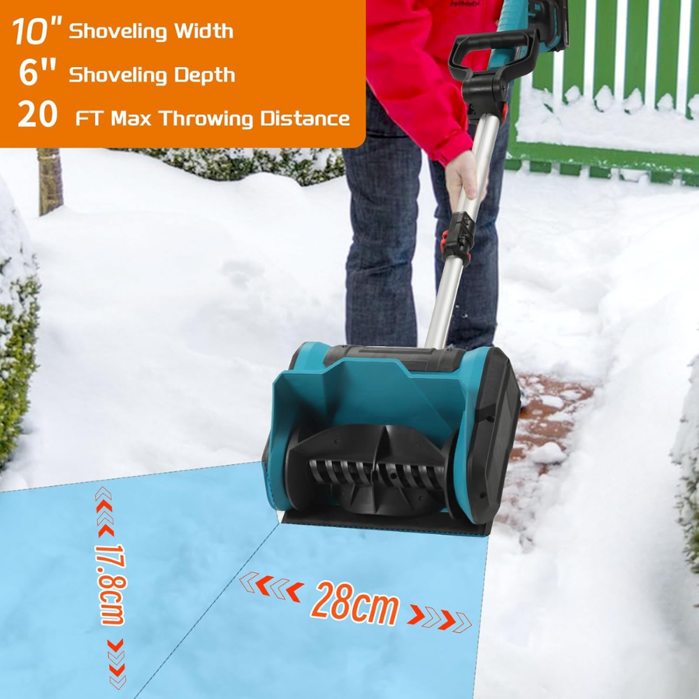 Cordless Battery Snow Blower Sweeper