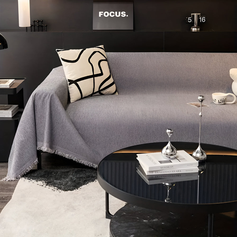 Minimalist Textured Sofa Protector Cover