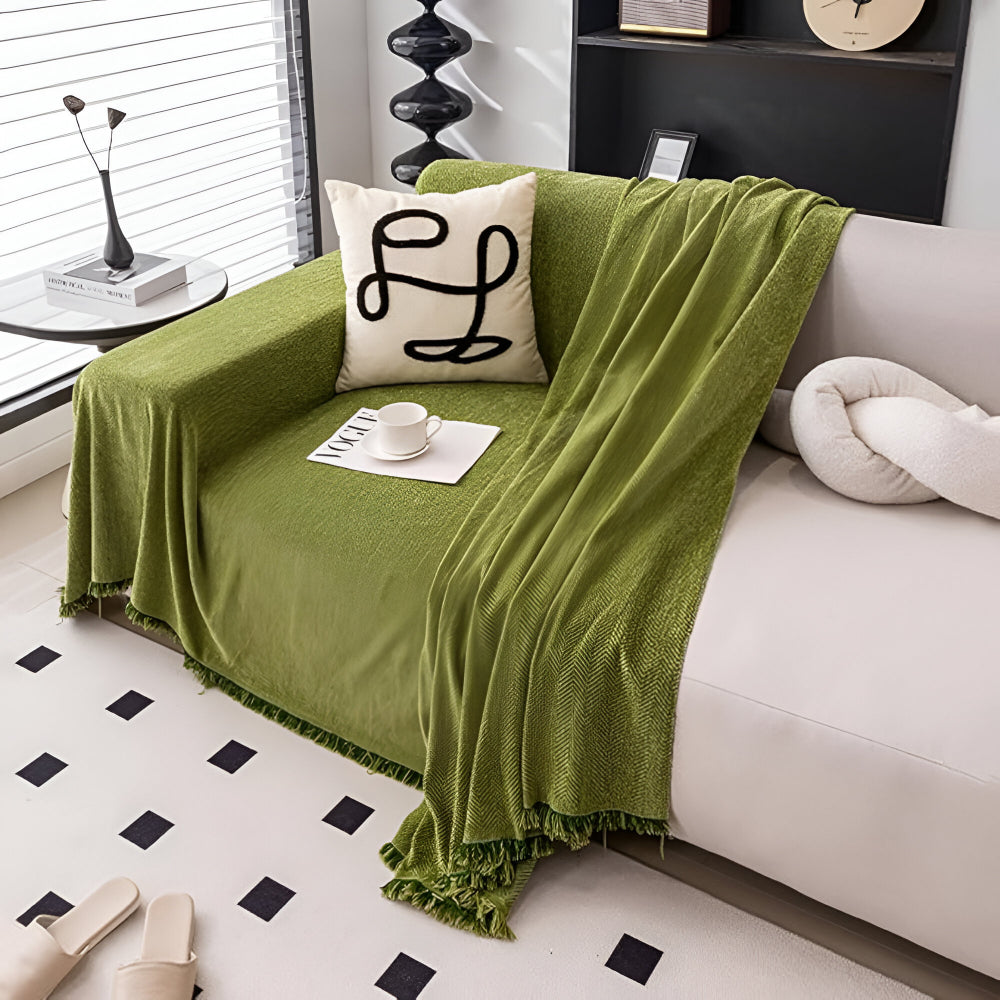 Minimalist Textured Sofa Protector Cover