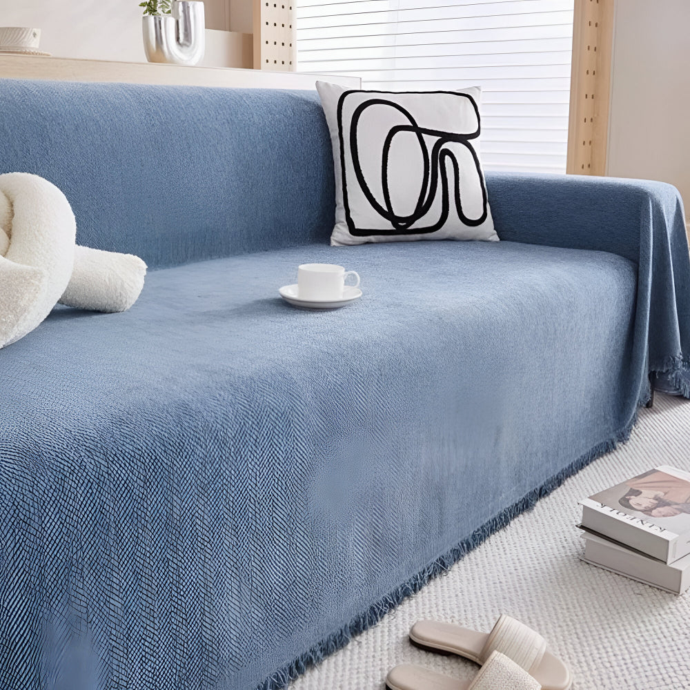 Minimalist Textured Sofa Protector Cover
