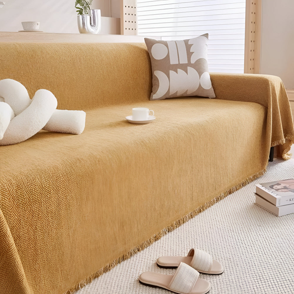 Minimalist Textured Sofa Protector Cover
