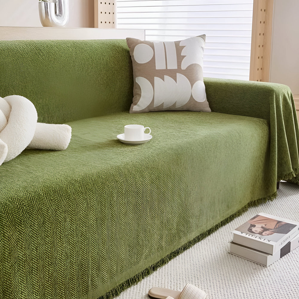Minimalist Textured Sofa Protector Cover