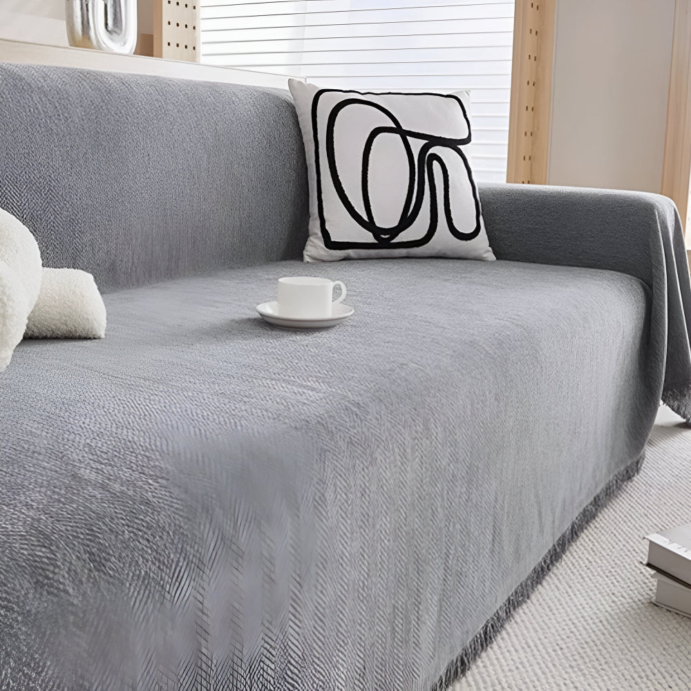 Minimalist Textured Sofa Protector Cover
