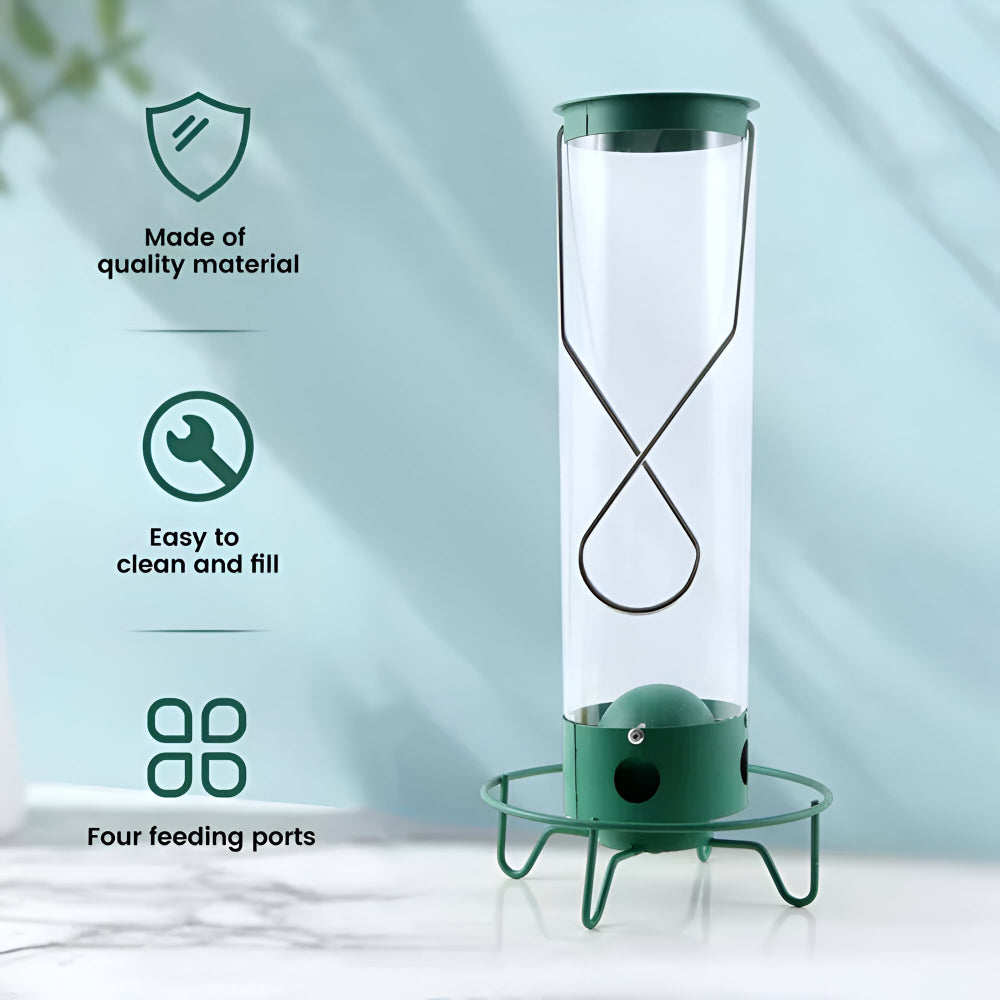 Squirrel Proof Metal Tube Bird Feeder