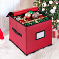 3-Tray Oxford Ornament Storage Organiser