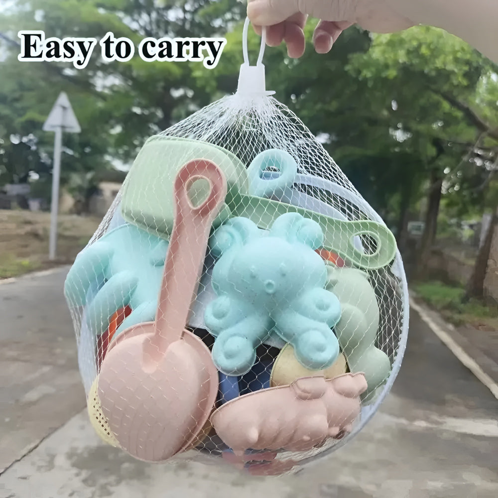 Foldable Sand Bucket Beach Toy Set