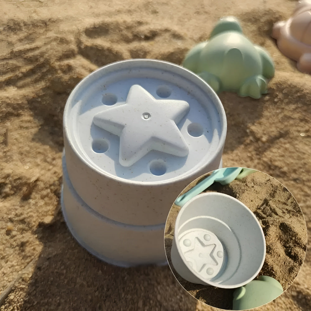 Foldable Sand Bucket Beach Toy Set
