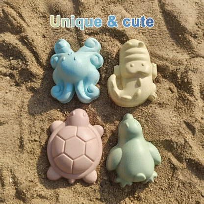 Foldable Sand Bucket Beach Toy Set
