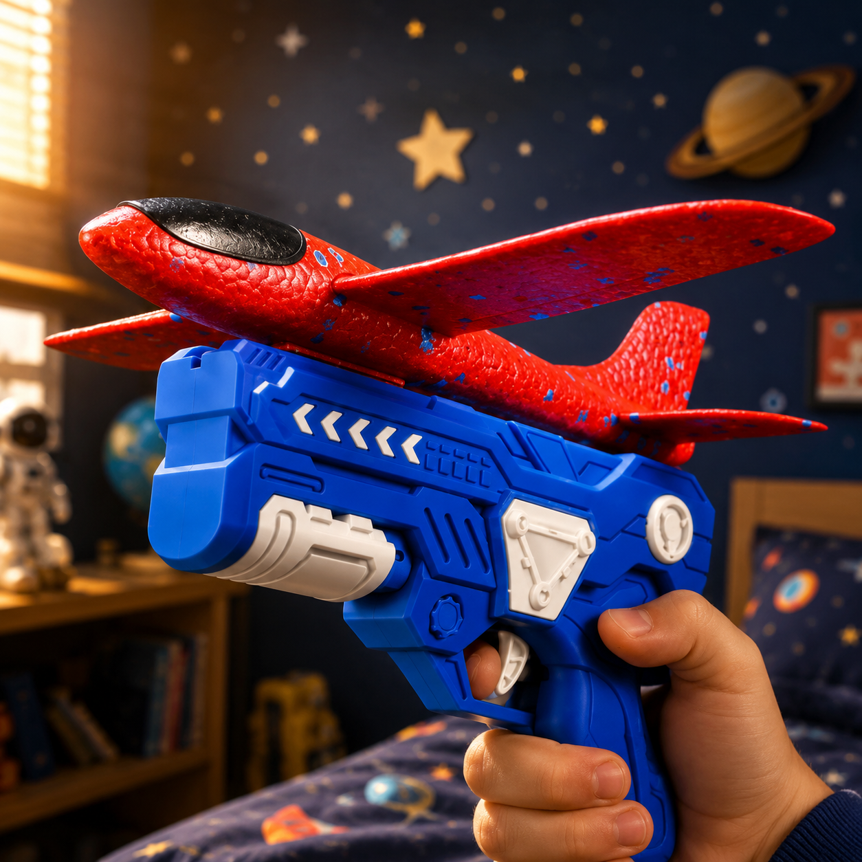 Kids Foam Glider Airplane Launcher