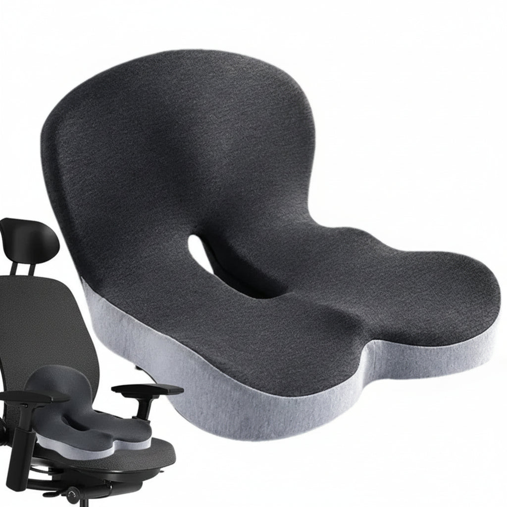 Memory Foam Back Support Chair Pad