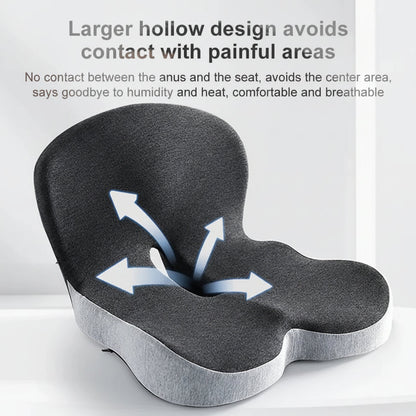 Memory Foam Back Support Chair Pad