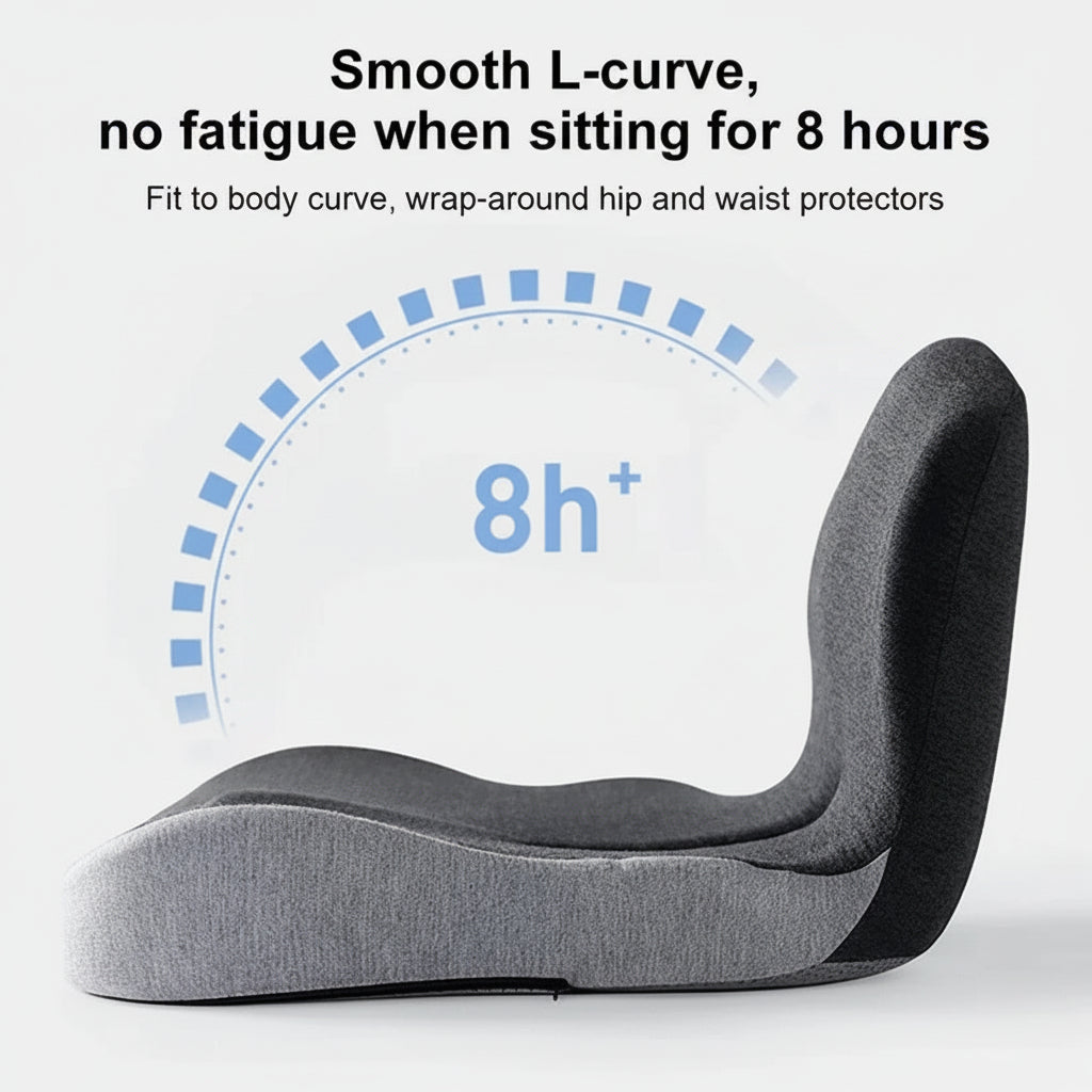 Memory Foam Back Support Chair Pad