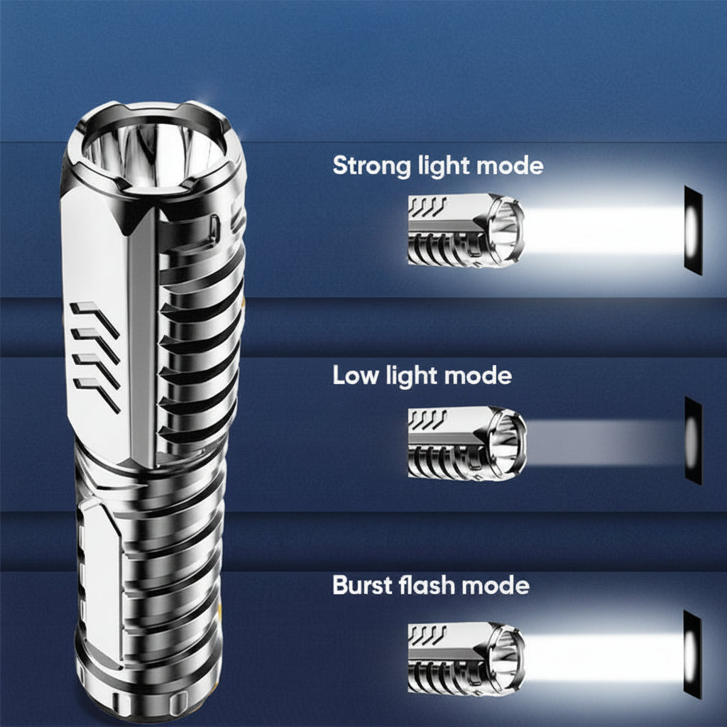 Rechargeable Aluminium Tactical Torch