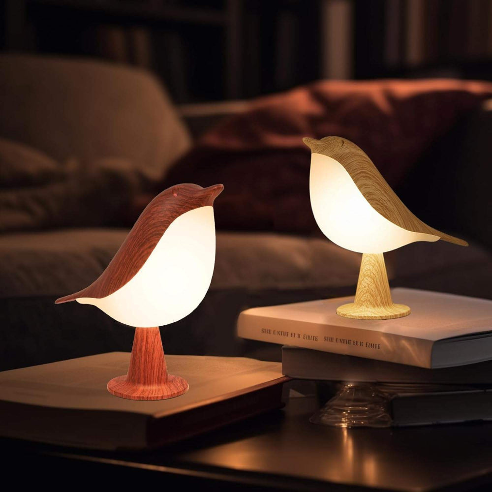 Wooden Bird Rechargeable Accent Lamp