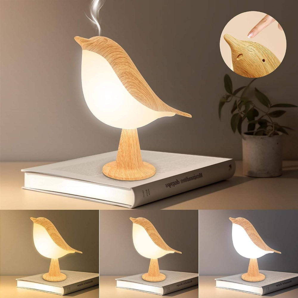 Wooden Bird Rechargeable Accent Lamp